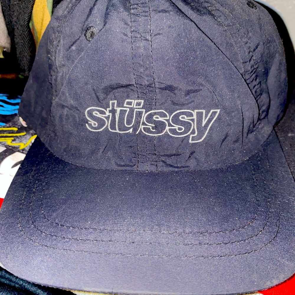 Stussy Hat Black Preowned